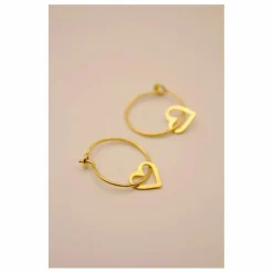 Online Adorabili Créoles Cœurs Fins | Doré