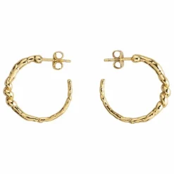 Femme Louise Damas Boucles D'Oreilles|Créoles La Liane |
