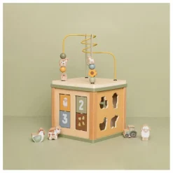 Little Dutch Cube d'activités en bois FSC - Little Farm Multicolore Online