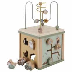 Little Dutch Cube d'activités en bois FSC - Little Farm Multicolore Online