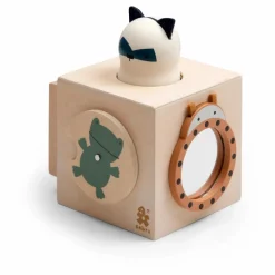 Sebra Jouets D'Éveil|Cube d'activités en bois Woodland