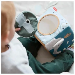 Done by deer Cube d'éveil Deer Multicolore