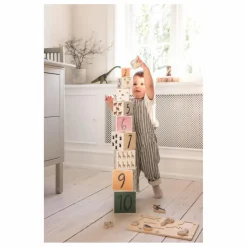 Sebra Cubes à empiler World of Multicolore Sale