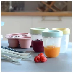 Béaba Cuillère 1er âge soft en silicone - Lot de 4