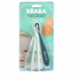 Béaba Cuillère 1er âge soft en silicone - Lot de 4