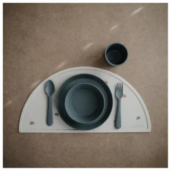 Mushie Cuillères en silicone - Set de 2 | Bleu Online