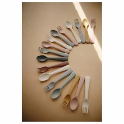 Mushie Premiers Repas|Puériculture|Cuillères en silicone - Set de 2 |