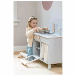 Flexa Cuisinière en bois | Gris clair Online