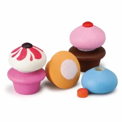 Erzi Cupcakes à assembler - Set de 3 Multicolore Discount