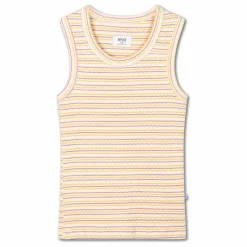 Repose AMS Débardeur Cotelé Coton Bio | Ecru