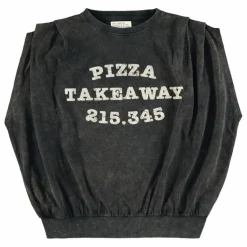 Sale Sisters Department Débardeur Joana Pizza Takeaway Coton Flamé | Noir