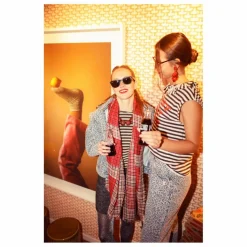 Femme Sisters Department Débardeur Natalie Cheesy Saucy Crispy Rayé Coton Flamé |