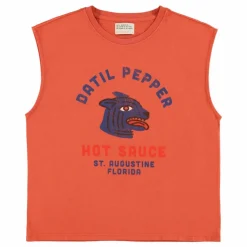 Femme Sisters Department Débardeur Sophie Datil Pepper Coton Flamé |