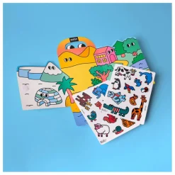 Omy Décor avec stickers repositionnables Animaux Multicolore Online