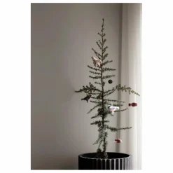 Broste Copenhagen Décoration de Noël Bird en coton | Brun