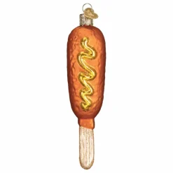 Old World Christmas Décoration de Noël Corn dog Multicolore Discount
