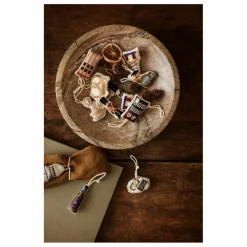 Ferm Living Décoration de noël Ornam Beer en coton bio Multicolore