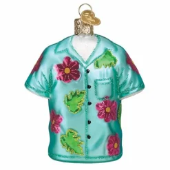 Old World Christmas Décoration de Noël T-shirt Hawaïen Multicolore Online