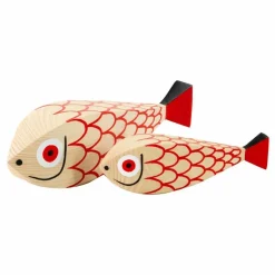 Vitra Vases, Objets Déco|Décoration en bois Mother fish and child - Alexander Girard |