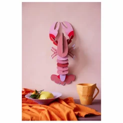 Studio Roof Décoration murale Deluxe Homard | Rose New