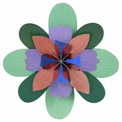 Enfant Studio Roof Décoration Murale|Déco Murale Enfant|Décoration murale Fleur Pistache sorbet