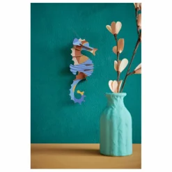 Studio Roof Décoration murale Hippocampe | Bleu