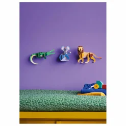 Studio Roof Décoration murale Lion Multicolore Discount