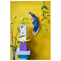 Discount Studio Roof Décoration murale oiseau Flores Multicolore