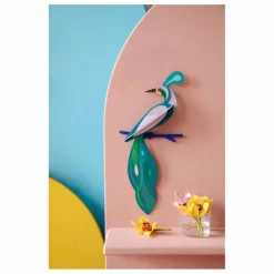 Studio Roof Décoration murale Oiseau Fiji Multicolore
