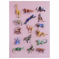 Studio Roof Décoration murale Rhinocéros Multicolore Clearance