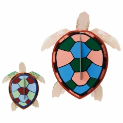 Clearance Studio Roof Décorations murales Tortues - Set de 2 Multicolore