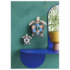 Clearance Studio Roof Décorations murales Tortues - Set de 2 Multicolore