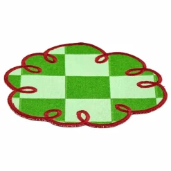 Bitossi Dessous de verre vichy Dama Verde - Set de 2 | Vert