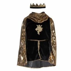 Clearance Great Pretenders Déguisement de chevalier avec cape et couronne | Or