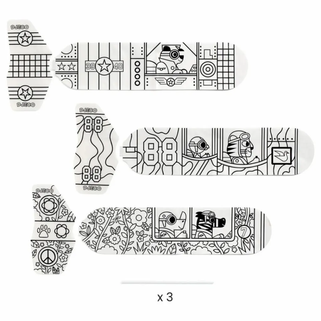 Djeco DIY - A colorier Dans le ciel