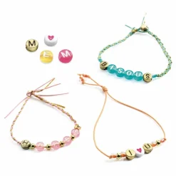 Online Djeco DIY bracelets alphabet à créer Multicolore