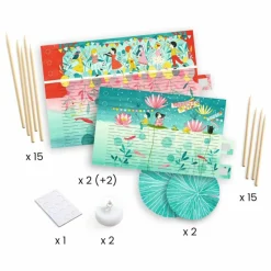 Djeco DIY Danse des lucioles Multicolore Discount