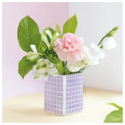 New La Petite Épicerie DIY Mon Vase en Mosaïque Multicolore
