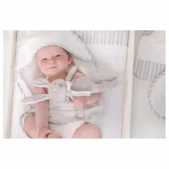 Sale Tartine et Chocolat Doudou Augustin le lapin tout doux | Gris clair