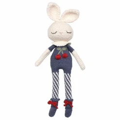 Patti Oslo Doudou Britney le Lapin | Bleu marine New