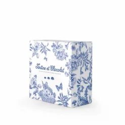 Tartine et Chocolat Doudou lange Augustin le lapin Toile de Jouy | Bleu New