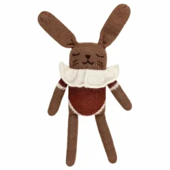 Outlet Main Sauvage Doudou Lapin barboteuse | Sienne
