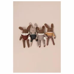 Outlet Main Sauvage Doudou Lapin barboteuse | Sienne