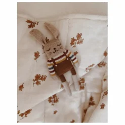 Main Sauvage Doudou Lapin pull arc-en-ciel