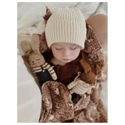 Main Sauvage Doudou Lapin salopette | Noir