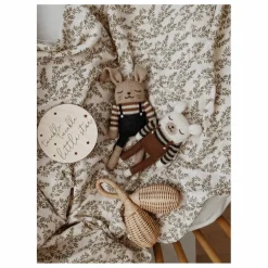 Main Sauvage Doudou Lapin salopette | Noir