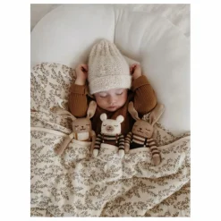 Main Sauvage Doudou Lapin salopette | Noir