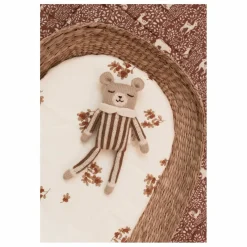 Clearance Main Sauvage Doudou Ourson barboteuse rayée | Noisette