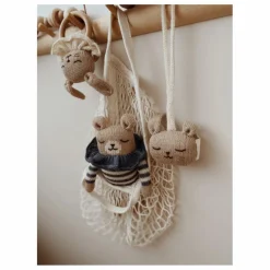 Main Sauvage Doudous, Peluches|Doudous Et Peluches|Doudou Ourson barboteuse rayée |