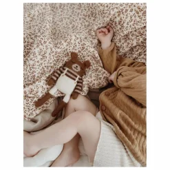 Best Main Sauvage Doudou Ourson salopette | Ecru